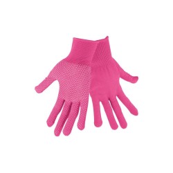 Polyesterové rukavice s PVC bodkami na dlani, veľkosť 7" EXTOL LADY