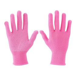 Polyesterové rukavice s PVC bodkami na dlani, veľkosť 7" EXTOL LADY