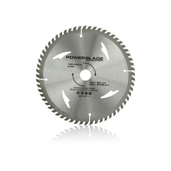 Karbidový pílový kotúč (VIDIA), 180x60Tx20mm POWER BLADE Karbidový pílový kotúč (VIDIA), 180x60Tx20mm POWER BLADE
