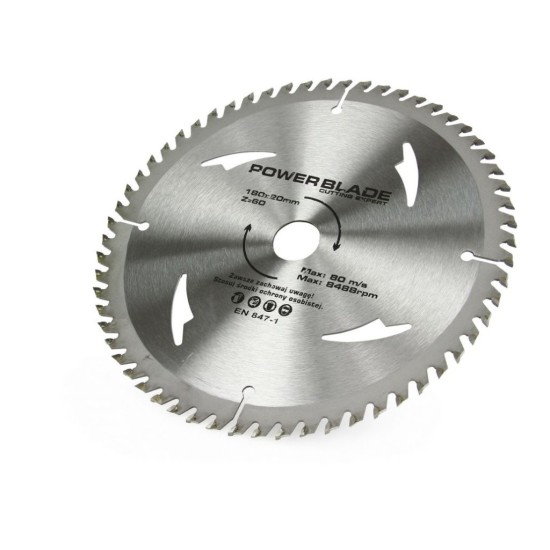 Karbidový pílový kotúč (VIDIA), 180x60Tx20mm POWER BLADE Karbidový pílový kotúč (VIDIA), 180x60Tx20mm POWER BLADE