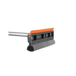 Obojstranná stierka na čistenie skla, teleskopická 20 cm, rukoväť 60-95 cm