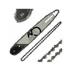 Vodiaca lišta pre reťazové píly a 2 reťaze 35cm 14" 3/8" 52z CATA