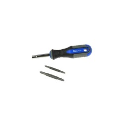 Skrutkovač s vymeniteľnými 1/4" a 5/16" hrotmi GEKO Skrutkovač s vymeniteľnými 1/4" a 5/16" hrotmi GEKO