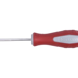 Plochý skrutkovač, (-) 4x75mm, S2 FORTUM