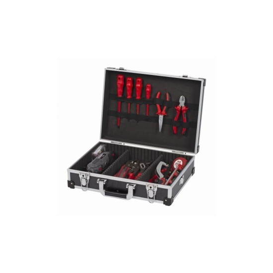 KRT640101B Hliníkové puzdro 420x300x125mm čierne KREATOR