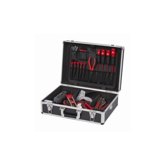 KRT640102B Hliníkový kufr 460x330x155mm černý KREATOR KRT640102B Hliníkový kufr 460x330x155mm černý KREATOR