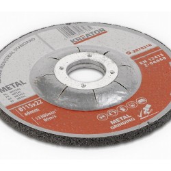 KRT070310 brúsny kotúč oceľ 115x6,0x22mm 2+1 (3ks) KREATOR KRT070310 brúsny kotúč oceľ 115x6,0x22mm 2+1 (3ks) KREATOR