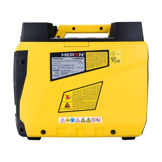 Digitálny invertorový generátor 1,8 HP/1,1 kW HERON