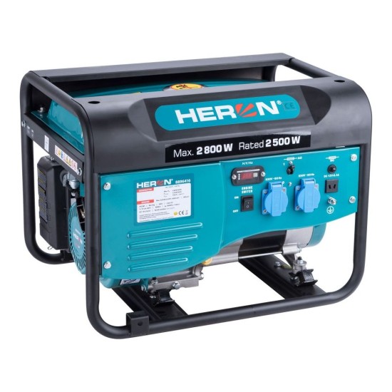 Benzínový generátor 2,8kW/6,5HP HERON Benzínový generátor 2,8kW/6,5HP HERON