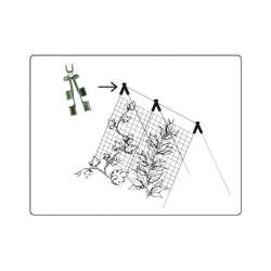 Krížový konektor pre záhradné stĺpy 16mm, 3ks, nastaviteľný