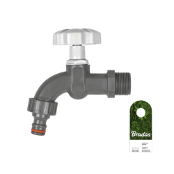 Záhradný ventil 1/2", koncovka 3/4" WHITE LINE