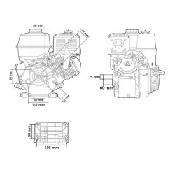 Motor 9HP/25mm pre čerpadlo alebo riadiacu stanicu MAR-POL Motor 9HP/25mm pre čerpadlo alebo riadiacu stanicu MAR-POL