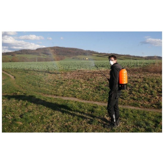 Batériový batohový postrekovač 16l, 12V, 8Ah DEMON