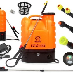 Batériový batohový postrekovač 16l, 12V, 8Ah DEMON