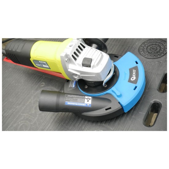 Kryt na odsávanie prachu s okrajom kefy pre uhlové brúsky GEKO 125 mm Kryt na odsávanie prachu s okrajom kefy pre uhlové brúsky GEKO 125 mm