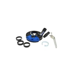 Kryt na odsávanie prachu s okrajom kefy pre uhlové brúsky GEKO 125 mm