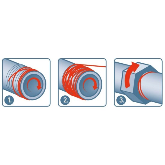 Tesniaci závit, polyamid, 150m EXTOL PREMIUM Tesniaci závit, polyamid, 150m EXTOL PREMIUM