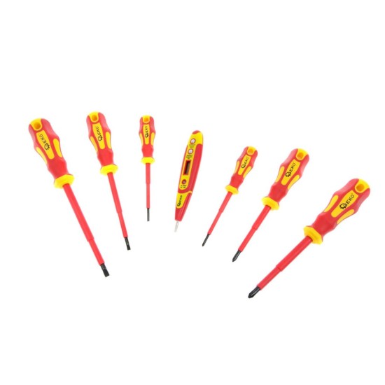 Sada 7ks skrutkovačov VDE 1000V GEKO typ2 Sada 7ks skrutkovačov VDE 1000V GEKO typ2