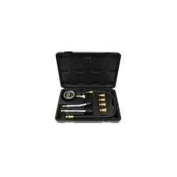 Kompresný merač pre benzínové motory, LCD displej, sada 8ks, tester kompresie GEKO