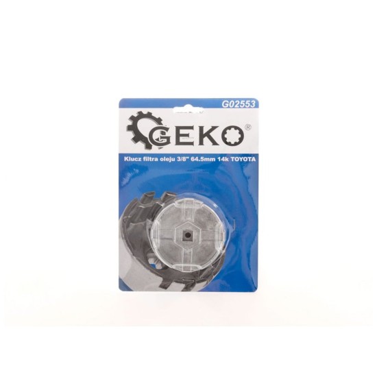 Kľúč na výmenu olejového filtra 3/8", 66,5 mm Toyota GEKO Kľúč na výmenu olejového filtra 3/8", 66,5 mm Toyota GEKO