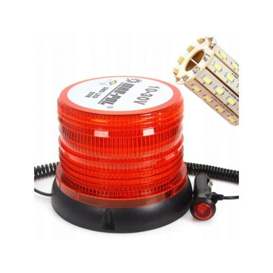 Výstražný maják, svetlo oranžový 10-30V, 40 LED M82710 MAR-POL Výstražný maják, svetlo oranžový 10-30V, 40 LED M82710 MAR-POL