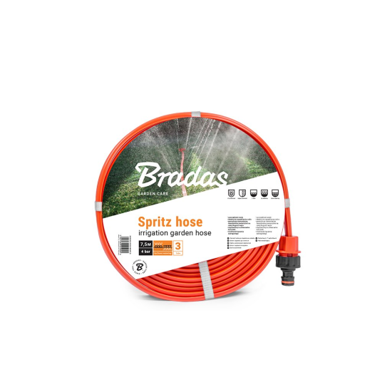 Zavlažovací hadice 7,5m, oranžová SPRITZ HOSE Zavlažovací hadice 7,5m, oranžová SPRITZ HOSE