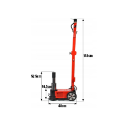 Mobilný pneumatický hydraulický zdvihák 30/15T BJC Mobilný pneumatický hydraulický zdvihák 30/15T BJC
