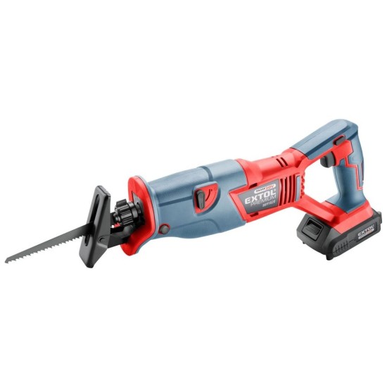 Akumulátorová SHARE20V chvostová píla, 20V Li-ion, 2000mAh EXTOL PREMIUM
