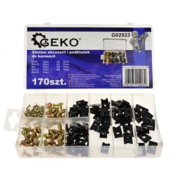 Sada príslušenstva a podložiek na telo 170ks GEKO Sada príslušenstva a podložiek na telo 170ks GEKO