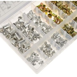 Sada nitovacích matíc hliník/oceľ 300ks GEKO Sada nitovacích matíc hliník/oceľ 300ks GEKO