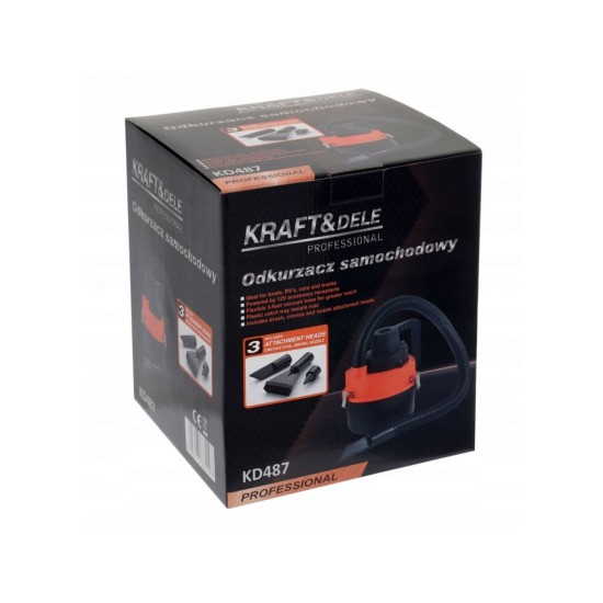 Autovysávač 12V 2v1 KRAFT&DELE Autovysávač 12V 2v1 KRAFT&DELE