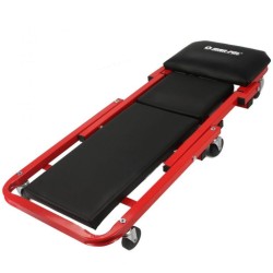 Montážne mobilné ležadlo, stolička 2v1 čierno-červená MAR-POL Montážne mobilné ležadlo, stolička 2v1 čierno-červená MAR-POL