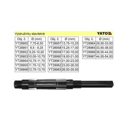 Výstružník stavitelný 15,25-17,00mm HSS YATO Výstružník stavitelný 15,25-17,00mm HSS YATO