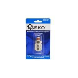 Rýchlospojka 1/4", vonkajší závit s tesnením, vnútorná GEKO Rýchlospojka 1/4", vonkajší závit s tesnením, vnútorná GEKO