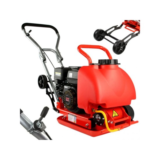 Vibračná doska MP-80, 11kN, nádrž na vodu 20l, gumová rohož MAR-POL Vibračná doska MP-80, 11kN, nádrž na vodu 20l, gumová rohož MAR-POL