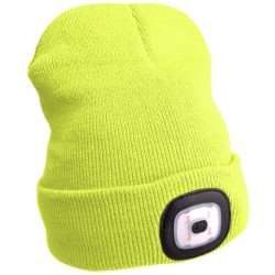 Šiltovka s čelovkou 45lm, dobíjacia, USB, žiarivková žltá, univerzálna veľkosť EXTOL LIGHT