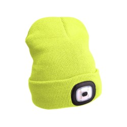 Šiltovka s čelovkou 45lm, dobíjacia, USB, žiarivková žltá, univerzálna veľkosť EXTOL LIGHT