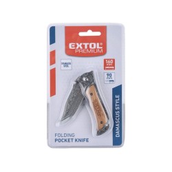 Zatvárací nôž, nehrdzavejúca oceľ, 160/90 mm EXTOL PREMIUM Zatvárací nôž, nehrdzavejúca oceľ, 160/90 mm EXTOL PREMIUM