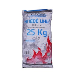 Balené, vrecované hnedé uhlie Bílina pre automatické kotly 800 kg, hnedé uhlie - orech 2, 10-25mm EXPOL