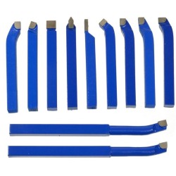 Sústružnícke nože 8x8mm, sada 11ks GEKO Sústružnícke nože 8x8mm, sada 11ks GEKO