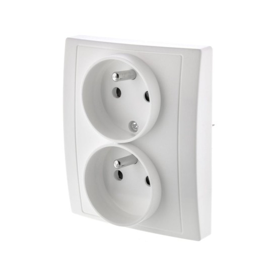 RSB A11F AMY dvojitá zásuvka RETLUX