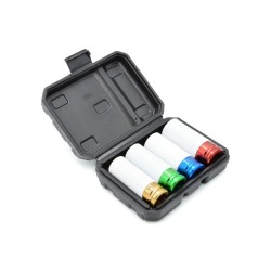 Nástrčné rázové hlavice 1/2" pre ALU kotúče 17, 19, 21, 22 mm GEKO