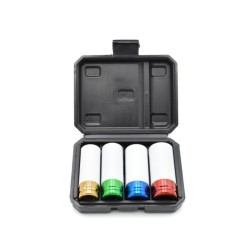 Nástrčné rázové hlavice 1/2" pre ALU kotúče 17, 19, 21, 22 mm GEKO