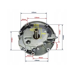 Náhradný benzínový motor 139cm3, 3,3kW, 22,2/80mm DEMON Náhradný benzínový motor 139cm3, 3,3kW, 22,2/80mm DEMON