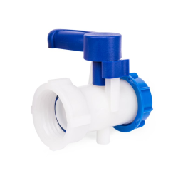 Ventil pre IBC nádobu na vodu, vnútorný závit S60x6, vonkajší závit s odtokom S60x6 Ventil pre IBC nádobu na vodu, vnútorný závit S60x6, vonkajší závit s odtokom S60x6