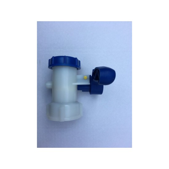 Ventil pre IBC nádobu na vodu, vnútorný závit S60x6, vonkajší závit s odtokom S60x6 Ventil pre IBC nádobu na vodu, vnútorný závit S60x6, vonkajší závit s odtokom S60x6