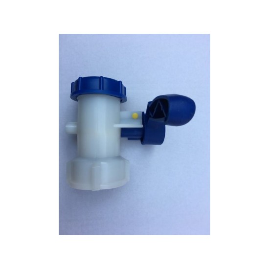 Ventil pre IBC nádobu na vodu, vnútorný závit S60x6, vonkajší závit s odtokom S60x6 Ventil pre IBC nádobu na vodu, vnútorný závit S60x6, vonkajší závit s odtokom S60x6