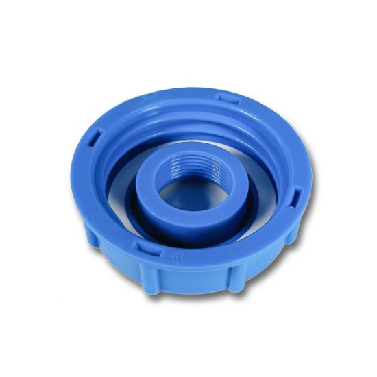 Redukcia pre IBC nádobu na vodu, vnútorný závit S60x6/vnútorný závit pre kohútik 3/4" Redukcia pre IBC nádobu na vodu, vnútorný závit S60x6/vnútorný závit pre kohútik 3/4"