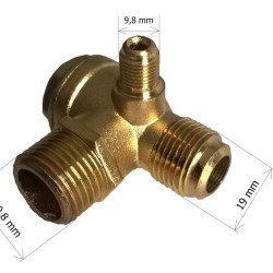 Spätný ventil trojcestného kompresora JN-30V, 10mm, 19mm, 21mm MAR-POL