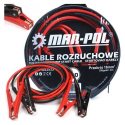 Startovací kabely 800A, 4m, 16mm2 MAR-POL Startovací kabely 800A, 4m, 16mm2 MAR-POL